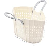 Panier à linge, design pliable, matériau durable, BLANC