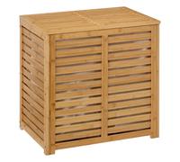 Panier à Linge Double Bambou "Sicela" 60cm Naturel