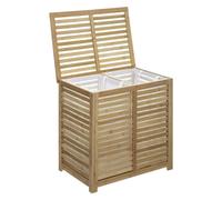 Panier à linge double sicela bambou