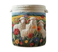 Panier à linge doux Bohemia - Panier de rangement pliable en tissu durable, accessoire de chambre à coucher avec design spacieux, gadget de chambre d'enfant pour vêtements, serviettes et couvertures