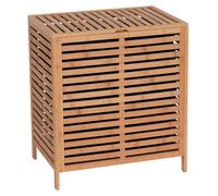 Panier à linge en MDF et bambou - Bambou - Tendance