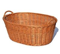 Panier à linge en osier AzaliaHome S M X XL 50-80 cm (70 cm) - Brown - Durable