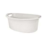 Bassine avec poignées - 40L - Couleur : blanc antique - Marque : BRANQ]