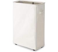 Panier à linge étroit pliable avec roulettes 44 l - Design peu encombrant