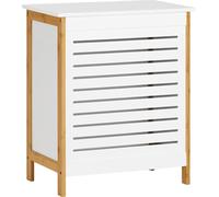 Panier à linge, grand espace de rangement, design durable, BLANC