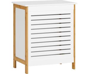 Panier à linge, grand espace de rangement, design durable, BLANC