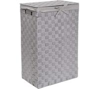 Panier à linge Gris 25 x 38 x H.60 cm