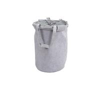 Panier à linge HWC-C34 55x39cm 65l velours gris