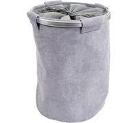 Mendler Bac à linge avec couvercle - Gris