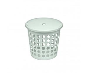 Panier à linge moyen 45l blanc 6009 Plast Team