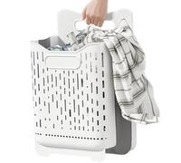 Panier à linge mural - 27 x 16 x 39 cm - Pliable - Panier à linge
