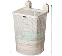 Panier à linge mural pliable avec ventouses pour une installation facile sur des surfaces lisses Design en maille pour la circulation de l'air (B)