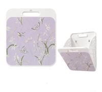 Panier à linge mural pliable sans perçage Taille L (A) | Support adhésif sans perçage, économise de l'espace mural, facile à installer en quelques secondes, s'adapte à la salle de