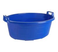 Panier À Linge Ovale Bleu 40 L 65 Cm De Haut Avec Poignées