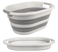 Panier à linge pliable, 38 litres, en silicone, gain de place, pour le rangement du linge
