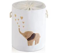 Panier à linge pliable, 58 litres, grand sac à jouets, panier à linge, bac à linge pour enfants avec fermeture à sangles, chambre d'enfant, sac à jouets pour garçons, sac à linge pour ours en peluche 