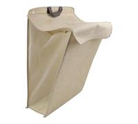 Panier à linge pliable avec couvercle, panier à vêtements mural en lin pour salle de bain, organiseur de vêtements sales peu encombrant avec poignées, grand bac de rangement (beige, 58 x 41 x 15 cm)