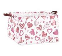 Vendos85 Panier à linge pliable en lin - Multicolore