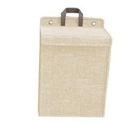 Panier à Linge Pliable, Paniere a Linge Sale, Panier à Linge Gain De Place Grande Capacité Grande Ouverture, Panier de Rangement Suspendu pour Vêtements de Pépinière, Salle de Bain, Beige moyen
