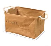 Panier à linge pliable pour l'organisation de la chambre à coucher | Grande capacité, pour une construction en papier durable, peut contenir des vêtements, des jouets, des couvertures