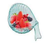 Panier à linge pour légumes, fruits et fruits, panier à linge avec poignée, panier à fruits multifonctionnel, panier à linge domestique, panier à laver à fruits, panier à trou de drainage