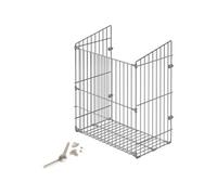 Emuca – Panier à linge incliné pour module 450 mm – Chromé, Acier