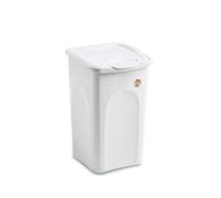 Panier à Linge Primavera Line de Stefanplast - Turquoise Intense - 25 Litre, Plastique, Blanc, 25 Litre