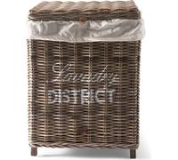 Panier à linge rustique en rotin District Riviera Maison