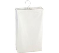 Panier à linge suspendu en toile de coton blanche
