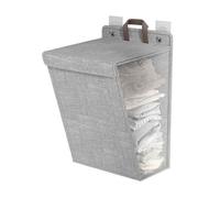Panier à linge suspendu Panier à linge mural pliable, panier à linge sale, gain de place, panier à meuble bac Gris Taille M