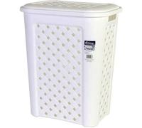 Tontarelli Panier à Linge, Blanc, 37,5 x 27,5 x 47 cm,