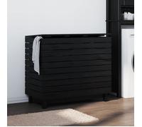 vidaXL Coffre à linge 88,5x44x76 cm pin massif