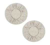 Panier à Pain Doublure Lin Tissu, 2 Pcs Banneton à Pain Doublure, 25cm Housse Ronde/ovale pour Bol à Pain, Corbeille à Pain, pour la Boulangerie