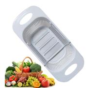 Panier à passoire pliable, crépine d'évier télescopique Panier de vidange | Passoire extensible au-dessus de l'évier Accessoires de cuisine pour la cuisine, salade de fruits, maison