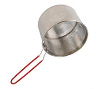 Panier à pâtes en acier inoxydable avec poignée amovible, 20 cm de diamètre pour égoutter et cuire à la vapeur, convient aux casseroles de 2 l et 3 l, passe au lave-vaisselle (01)
