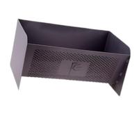 Panier à pellets, panier brûleur à granulés de bois, braséro intérieur et extérieur coloris Noir - Longueur 40 x Profondeur 23 x Hauteur 20 cm