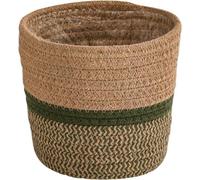 Panier à plantes en jonc de mer, Ø21cm. Cache-pot naturel en jonc de mer