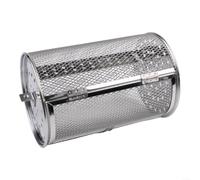 Panier à rôtir rotatif en acier inoxydable pour grains de café, grillades, poulet, frites, barbecue, accessoires de cuisine, extérieur, 14 x 14 x 23 cm (F)