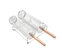 Panier à rôtir rotatif - Fil, friteuse à action, support de viande circulaire, facile à nettoyer | Gadget de barbecue au charbon de bois fonctionnel, grille de fumoir de cuisine durable, pour jardin