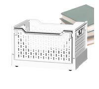 Panier à roulettes | Panier à roulettes portable | Rangement à roulettes sous le lit | Roues de panier métallique | 28 x 29 x 38,5 cm, blanc, gris, bac de rangement pour dortoir d'étudiant articles
