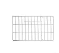 Panier à roulettes pour barbecue à gaz, charbon de bois, cage à poissons, poignée amovible, taille familiale