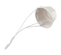 Panier à suspendre polyvalent en plastique pour fleurs, herbes et plantes grasses, avec fond à flux d'air et crochet amovible pour une utilisation facile (E160)