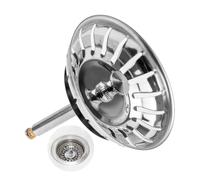 Panier à Tamis pour évier, Ø 79 mm, Compatible avec Blanco 119146, Panier à Tamis 3.5" avec 18 Fentes, tourillon Excentrique 52-97 mm, Tige Ø 8 mm, pièce de Rechange évier de Cuisine