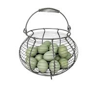 Panier à œufs de poule | Étagère de rangement vintage avec poignée pour comptoir d'œufs | pour fruits, légumes, pique-nique, ferme, jardin, récolte, Pâques
