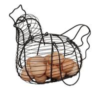 Panier À Œufs En Forme De Poule, Panier À Œufs En Fil Métallique Pour Cuisine, Panier À Fruits En Métal Avec Poignée, Panier De Rangement De Bureau Pour Fruits Et Légumes