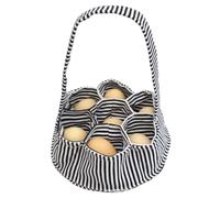 Panier à œufs pour œufs frais, panier de collecte d'œufs en tissu avec 7 pochettes, sac de support d'œufs portable pour œufs de poule, canard, oie, jardin familial, fermes, panier de collecte d'œufs P