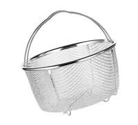 Panier à Vapeur en Maille, Panier à Passoire en Maille avec Poignées Pliantes, Panier à Vapeur en Acier Inoxydable à la Vapeur, Rinçage égouttoir pour la Cuisine (20 CM)