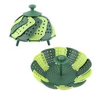 Panier à Vapeur Pliable 2 Pièces, Panier à Vapeur | Support à Vapeur Extensible, Pichet à Vapeur, Plateau à Vapeur Pour La Cuisson Des Légumes Et Des Fruits