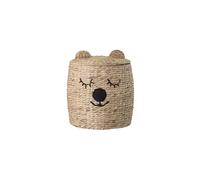 Panier avec couvercle en jacinthe d'eau beige, conique - Bloomingville, Dolma - 42x42x50 cm