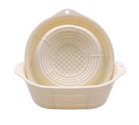 Panier Banneton En Silicone Pour Pain Au Levain(Round Pink)